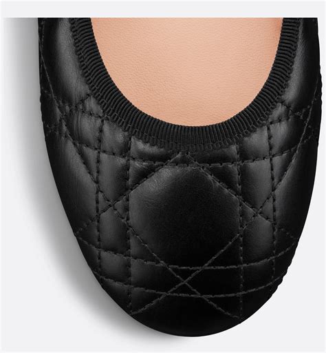 dior cannage ballet flat.